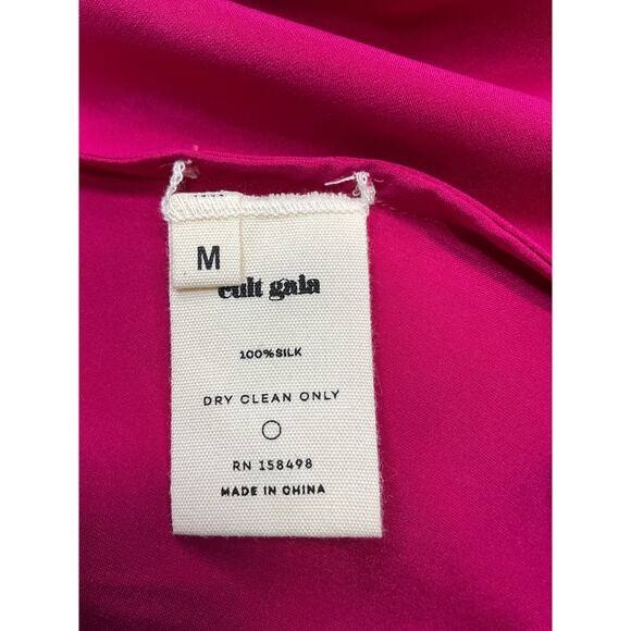 Cult Gaia 'Olivine' Pink Silk Top Size M - NWT - Picture 4 of 4